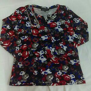 Jones New York Floral Top size PM